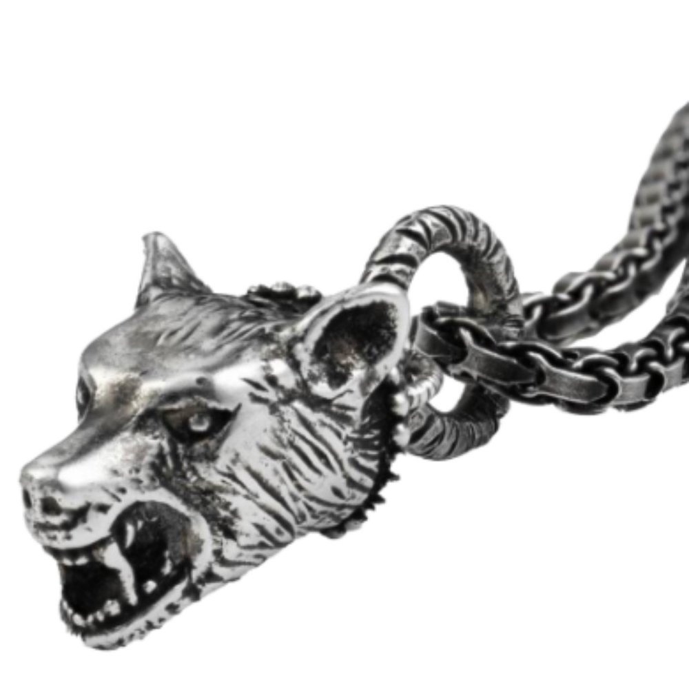 Gucci Anger Forest Wolf Head Charm